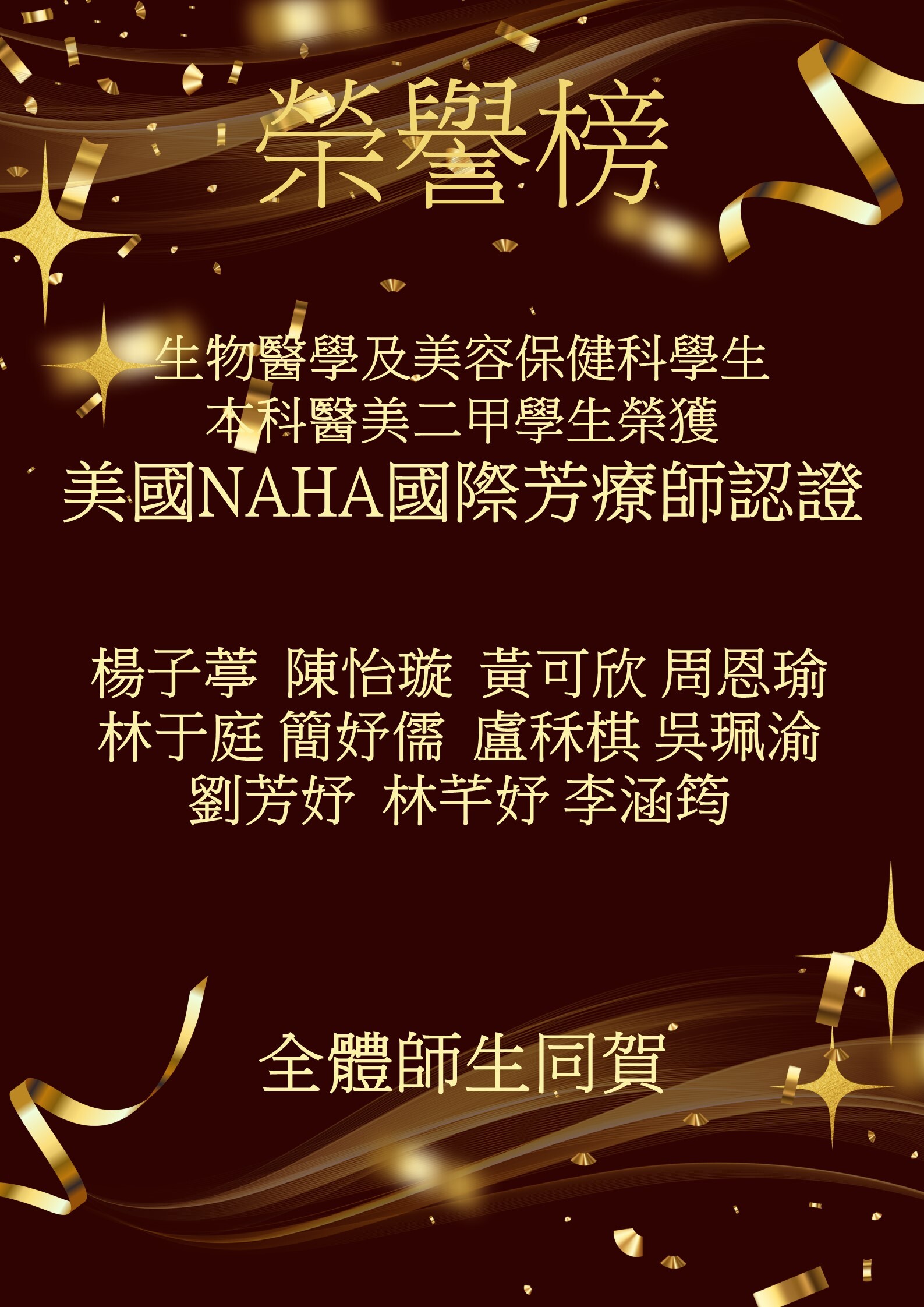 美國NAHA國際芳療師認證